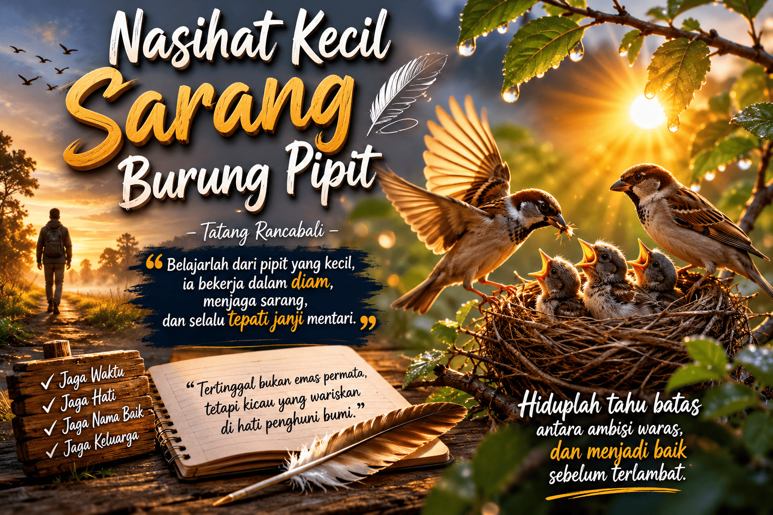 Nasihat Kecil Sarang Burung Pipit